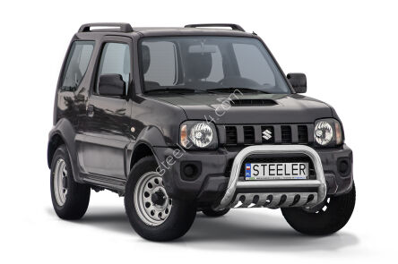 Pare-buffle avant avec plaque de protection - Suzuki Jimny (2012 - 2018)