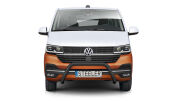 Orurowanie przednie bez poprzeczki CZARNE - Volkswagen T6.1 (2019 -)