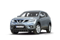 Pare-buffle avant avec grill NOIR - Nissan X-Trail (2014 - 2017)