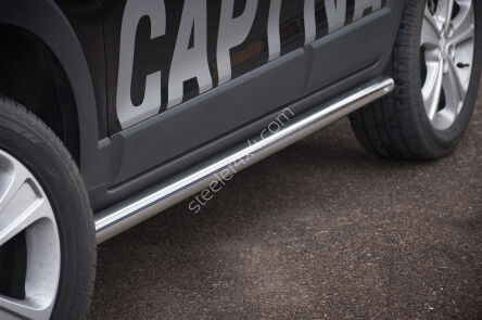 пороги из нержавеющей стали - Chevrolet Captiva (2012 -2015)