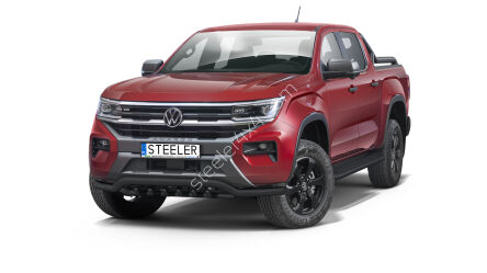 Front cintres pare-buffle avec grill NOIR - Volkswagen Amarok (2023 -)