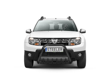 EC A bar with cross bar and axle bar BLACK Dacia Duster 2010 2018 steeler4x4 online shop