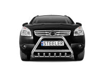 Pare-buffle avant avec grill - Nissan Qashqai (2007 - 2010)