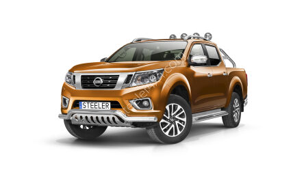 Frontschutzbügel mit Blech - Nissan Navara (2015 -)