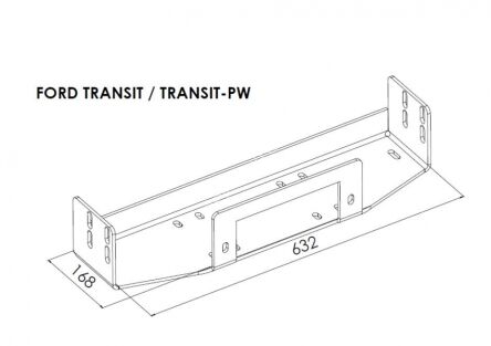 Support de treuil - Ford Transit (2006 - 2012)