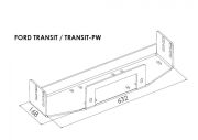 Монтажная плита для лебёдеки - Ford Transit (2006 - 2012)