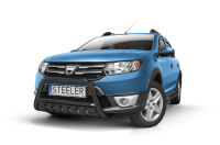 Pare-buffle avant avec plaque de protection NOIR - Dacia Sandero Stepway (2012 - 2016)