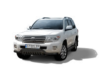 Orurowanie rozłożyste z blachą CZARNE - Toyota Land Cruiser V8 (2012 - 2016)