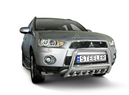 Pare-buffle avant avec grill - Mitsubishi Outlander (2009 - 2012)