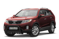 Frontschutzbügel mit Blech SCHWARZ - KIA Sorento (2012 - 2015)