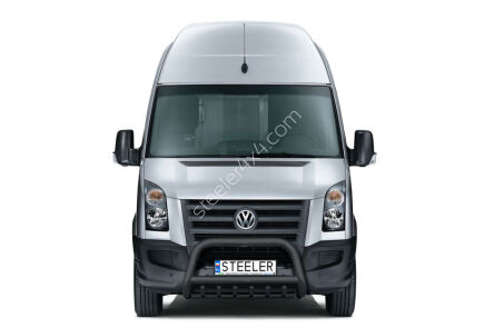 Pare-buffle avant avec grill NOIR - Volkswagen Crafter (2006 - 2017)