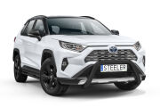 Orurowanie przednie bez poprzeczki CZARNE - Toyota RAV4 (2018 -)