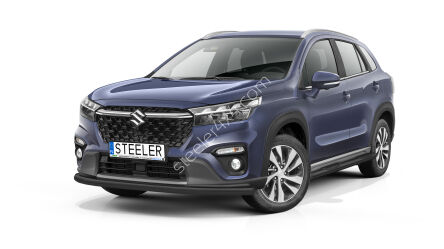 Zabezpieczenie dolnej części zderzaka CZARNE - Suzuki S-Cross (2021 -)