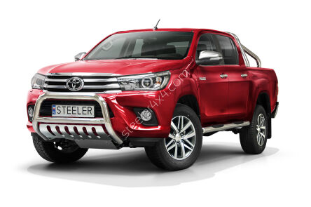 Frontschutzbügel mit Blech - Toyota Hilux (2015 - 2018)