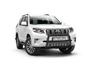 Orurowanie przednie z blachą CZARNE - Toyota Land Cruiser 150 (2017 -)