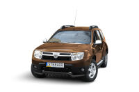 Frontschutzbügel mit Blech SCHWARZ - Dacia Duster (2010 - 2014)