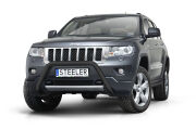 Orurowanie przednie bez poprzeczki CZARNE - Jeep Grand Cherokee (2011 - 2014)