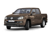 Orurowanie rozłożyste z grillem CZARNE - Volkswagen Amarok (2009 - 2016)