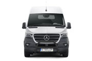 Orurowanie przednie z poprzeczką CZARNE - Mercedes-Benz Sprinter (2018 -)