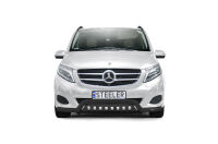 Orurowanie rozłożyste z blachą CZARNE - Mercedes-Benz V-Class (2014 - 2019)