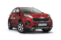 Frontschutzbügel mit Querstrebe SCHWARZ - KIA Sportage (2015 - 2018)