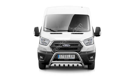 Pare-buffle avant avec plaque de protection - Ford Transit (2014 - 2019 -)