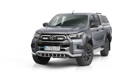 Front cintres pare-buffle avec grill - Toyota Hilux Invincible (2021 -)