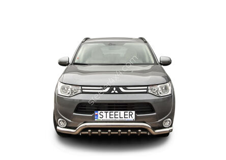 Front cintres pare-buffle avec grill - Mitsubishi Outlander (2012 - 2015)