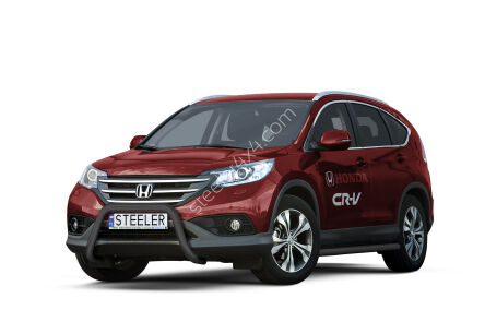 Orurowanie przednie bez poprzeczki CZARNE - Honda CRV (2012 - 2016 - 2018)