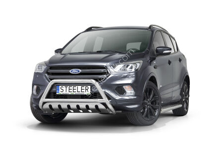 Pare-buffle avant avec plaque de protection - Ford Kuga (2017 - 2019)