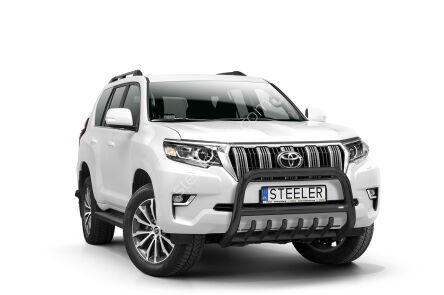 Frontschutzbügel mit Grill SCHWARZ - Toyota Land Cruiser 150 (2017 -)