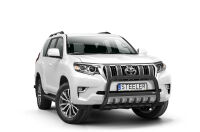 Orurowanie przednie z grillem CZARNE - Toyota Land Cruiser 150 (2017 -)