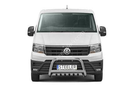 Pare-buffle avant avec plaque de protection - Volkswagen Crafter (2017 -)