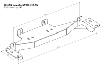 Support de treuil - Nissan Navara NP300 (2015 -)