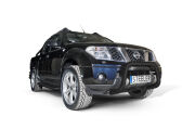 Orurowanie przednie bez poprzeczki CZARNE - Nissan Navara (2005 - 2010)