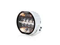 LAZER Sentinel 7" Elite White ze światłami pozycyjnymi - okrągła lampa LED