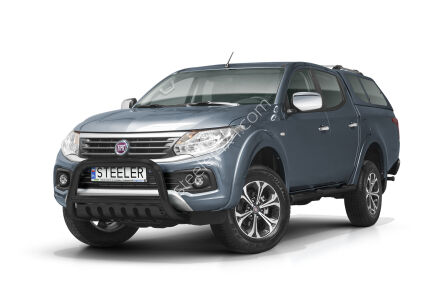 Frontschutzbügel mit Blech SCHWARZ - Fiat Fullback (2015 -)