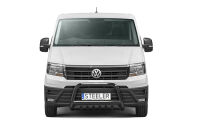 Frontschutzbügel mit Blech SCHWARZ - Volkswagen Crafter (2017 -)