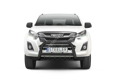 Pare-buffle avant avec grill NOIR - Isuzu D-Max (2012 - 2017 -)