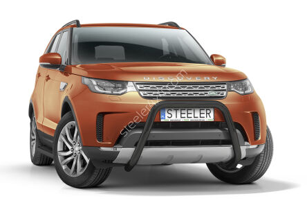 Orurowanie przednie bez poprzeczki CZARNE - Land Rover Discovery V (2017 -)