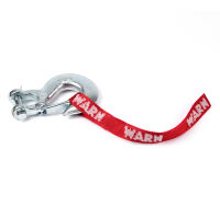 Winch hook with latch and safety strap WARN