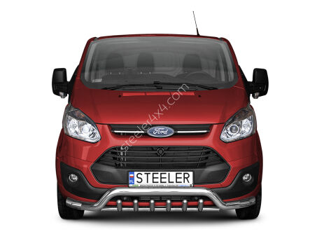 Front cintres pare-buffle avec grill - Ford Transit Custom (2012 - 2018)
