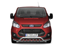 Front cintres pare-buffle avec grill - Ford Transit Custom (2012 - 2018)