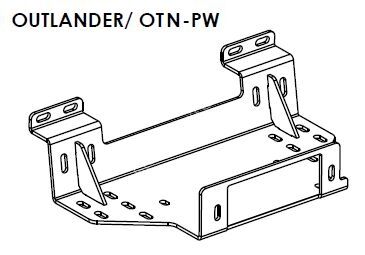 Support de treuil - Mitsubishi Outlander (2009 - 2012)