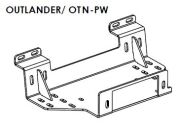 Montageplatte für Seilwinden - Mitsubishi Outlander (2009 - 2012)