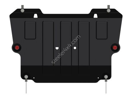 двигатель и коробки передач - сталь - Nissan Qashqai (2013 - 2017 - 2021) / Renault Kadjar (2016 -)