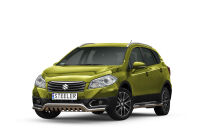 нижний передний бампер с защитой типа Б - Suzuki SX4 (2013 - 2016)