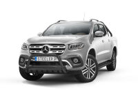 Pare-buffle avant avec plaque de protection NOIR - Mercedes-Benz X-Class (2017 -)