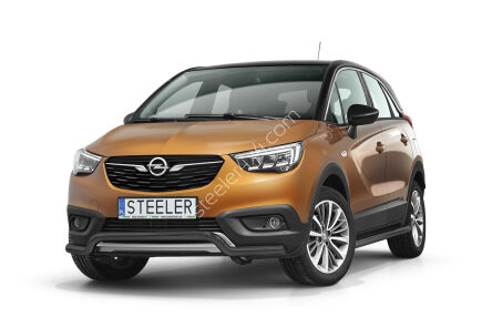 Front cintres pare-buffle NOIR - Opel Crossland X (2017 - 2020)