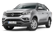 Orurowanie rozłożyste z grillem CZARNE - SsangYong Musso (2018 - 2021)